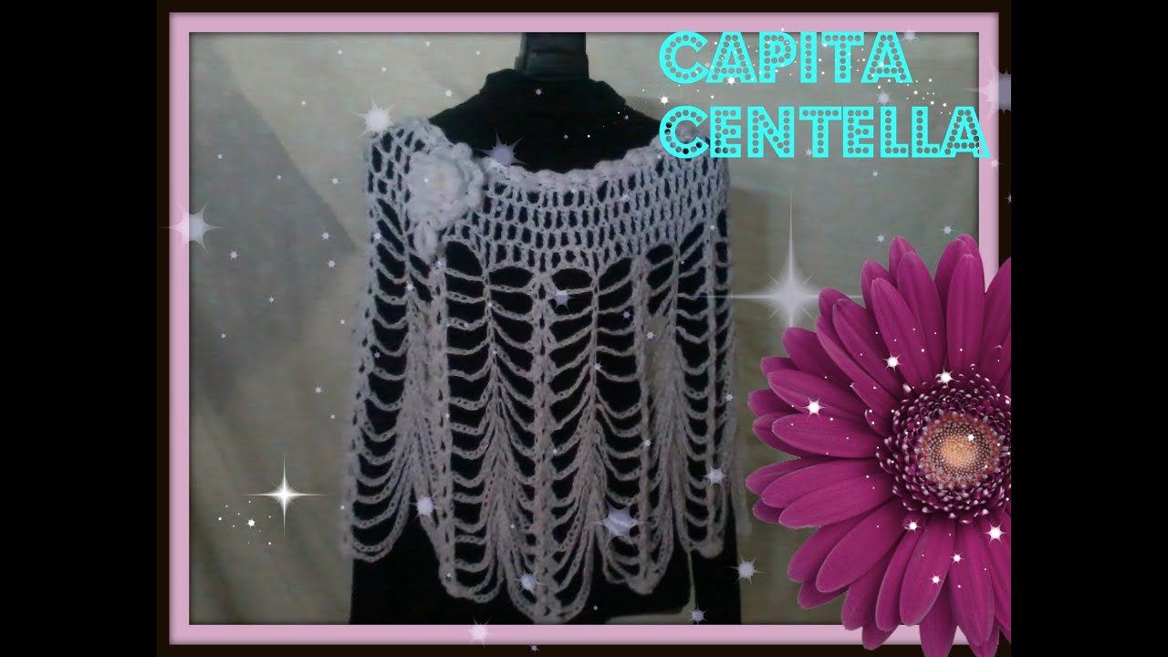CAPA ELEGANTE, TEJIDA CON GANCHO &iexcl;BIEN SENCILLA!!