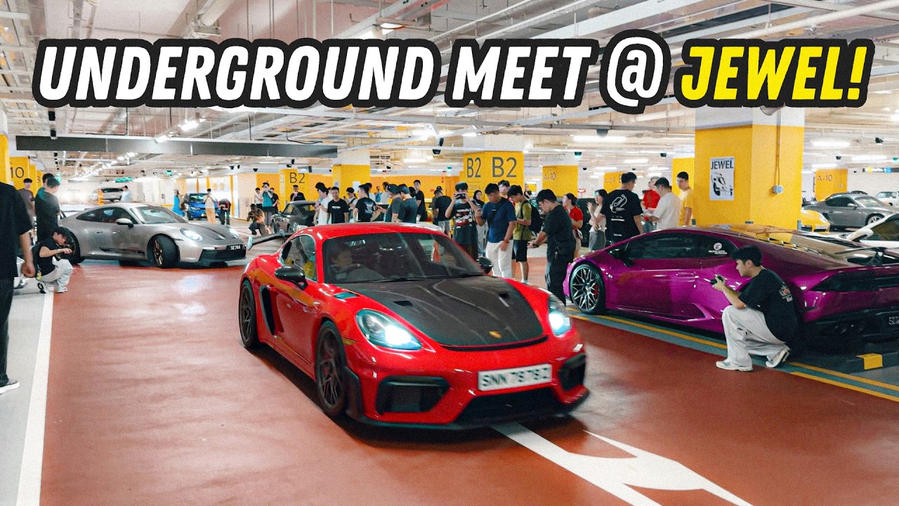 we attended jewel changi's first UNDERGROUND CAR MEET