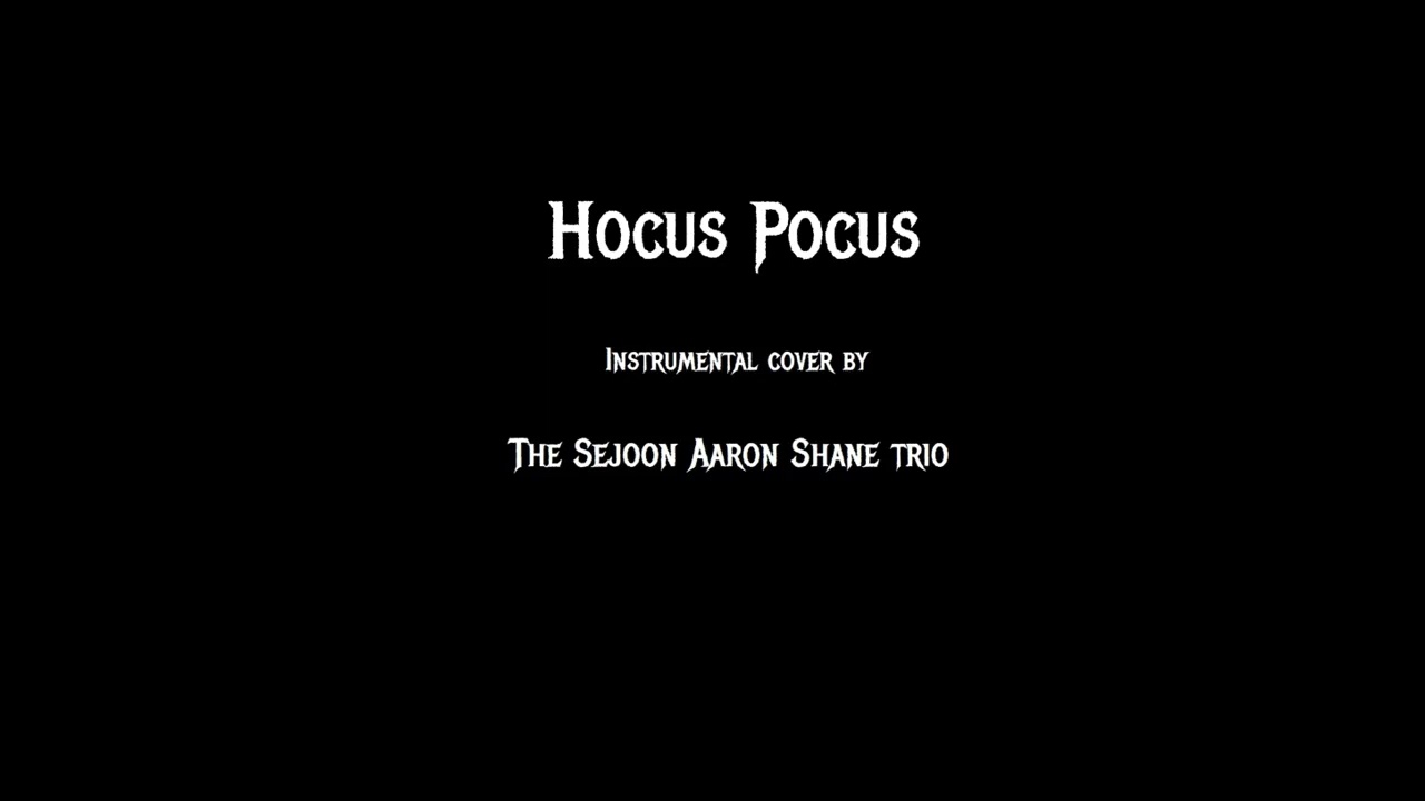 Hocus Pocus - Focus - Instrumental cover - The Sejoon Aaron Shane Trio