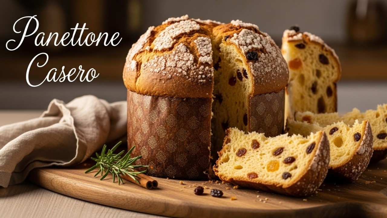 PANETTONE CASERO ITALIANO: La Receta Original que Huele a NAVIDAD
