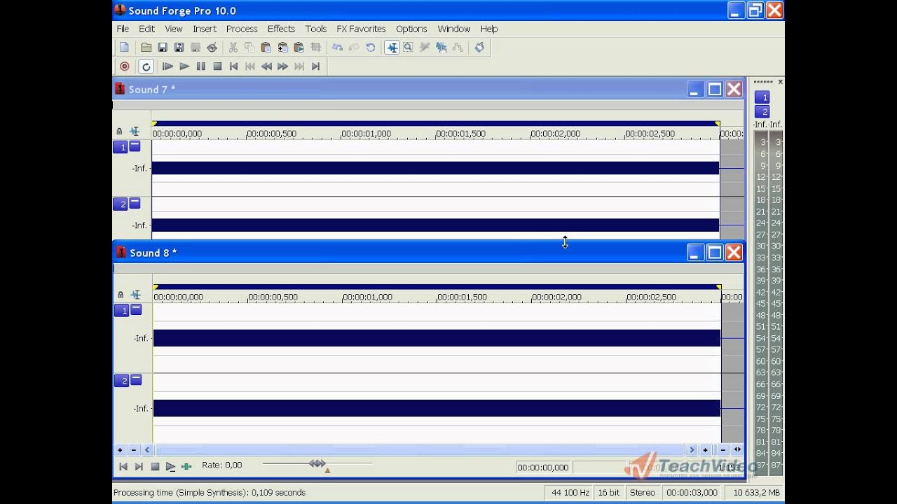 Синтез звуков в Sound Forge Pro 10 (46/46)