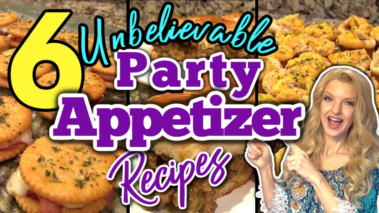 ⭐NEW⭐ Amazing PARTY APPETIZER RECIPES You Will Make Again & Again! | Easy HOLIDAY PARTY APPETIZERS