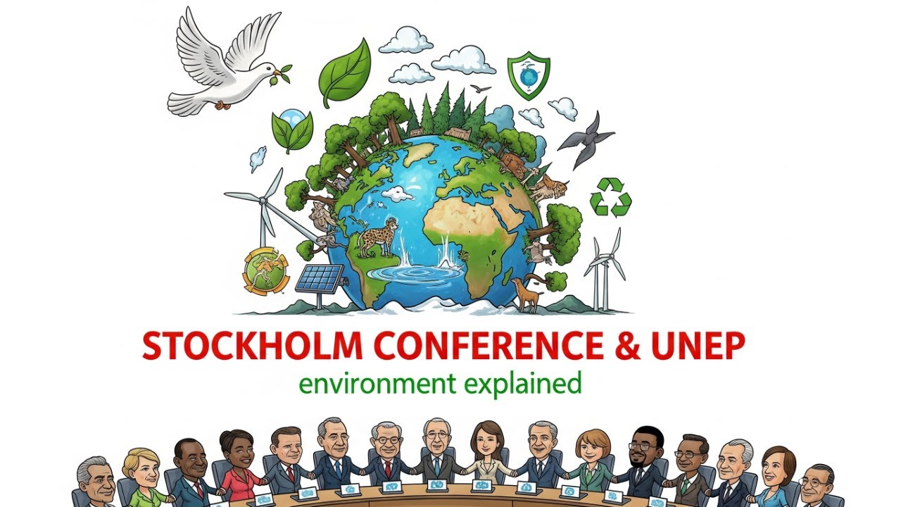 Stockholm Conference 1972 & UNEP Explained | Environment IN ANIMATION| UPSC, SSC, Banking
