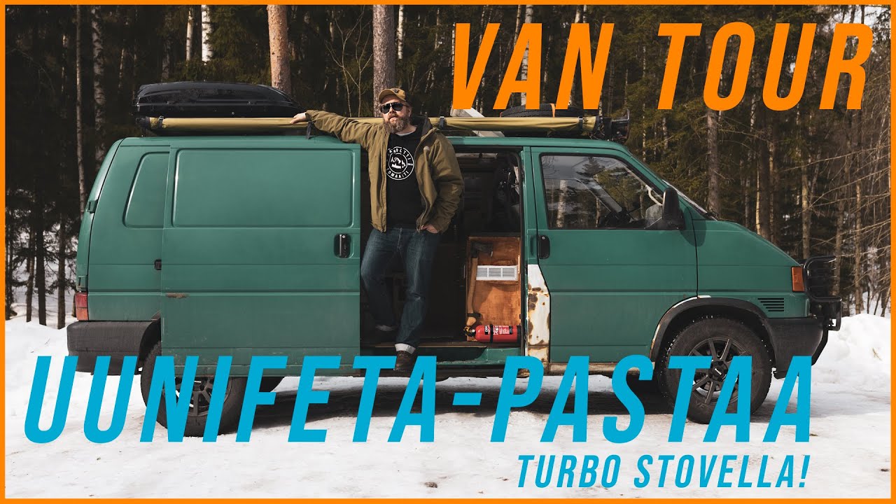 RETKIPAKUN esittely ja Uunifetapastaa Avotulella | Vanlife Suomi