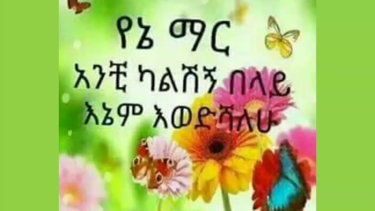 መብሬ.ፍቅርን ገፍቶ መሄድ ግፉ አይሆንም ውይ..