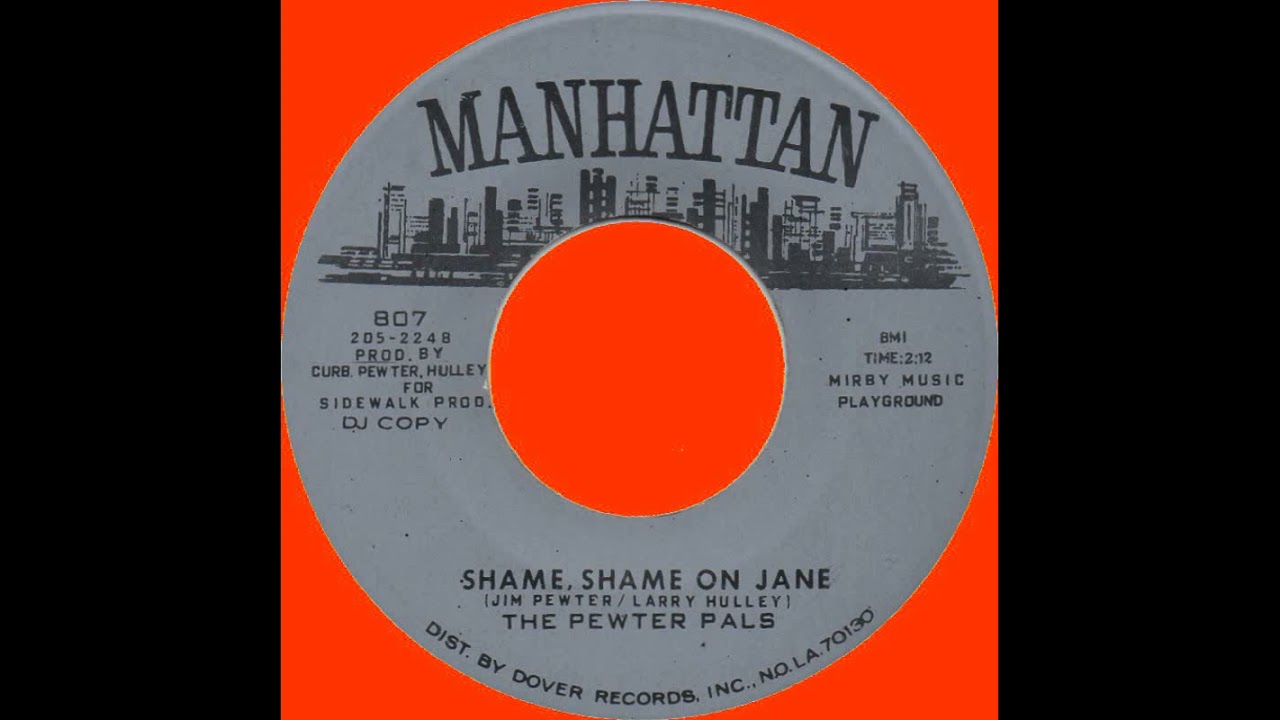 Pewter Pals - Shame Shame On Jane (1967)