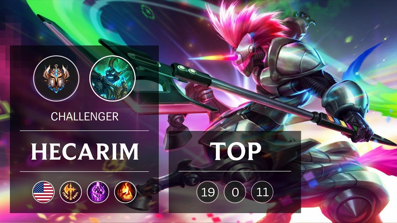 Hecarim Top vs Kennen - NA Challenger Patch 9.1