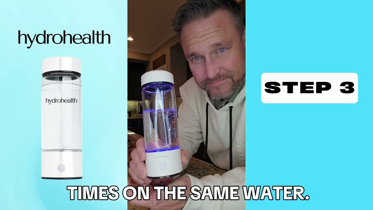 How To Use Hydrohealth Hydrogen Water Bottle