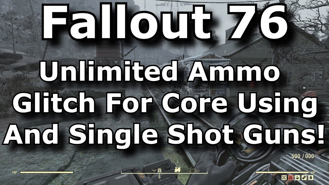 Fallout 76 Unlimited Ammo Glitch For Fusion / Plasma Core Guns & Launchers! Infinite Ammo Exploit!