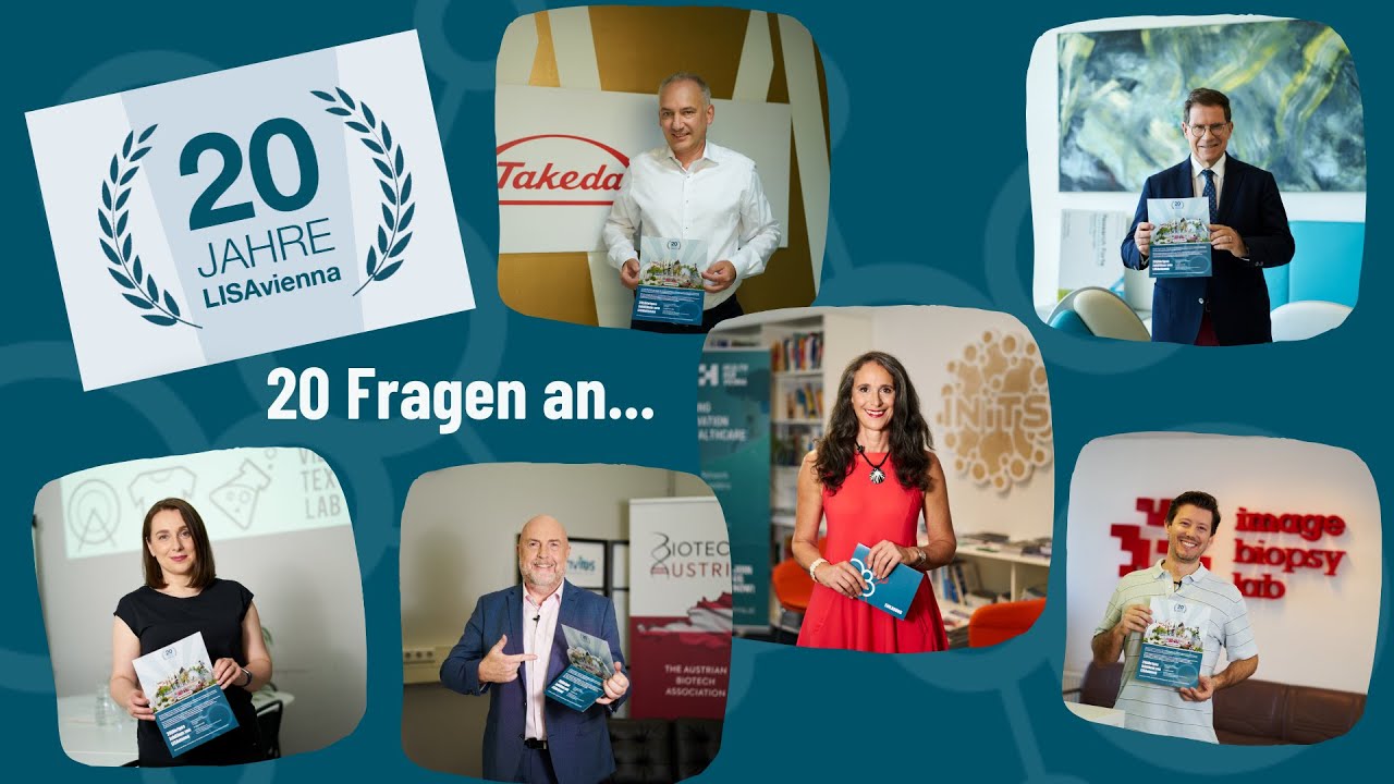 Zum 20. Geburtstag von LISAvienna: 20 Fragen an die Wiener Life Sciences Community