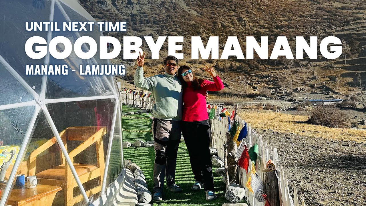 Our Final Day to MANANG… You Won’t Believe What Happened! Day 4: MANANG TO LAMJUNG | Couple Ride 💕
