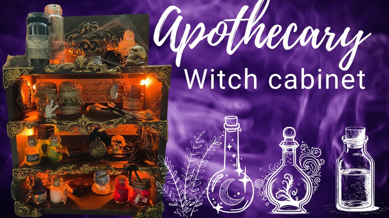 Apothecary | Witch Cabinet | Miniature DIY