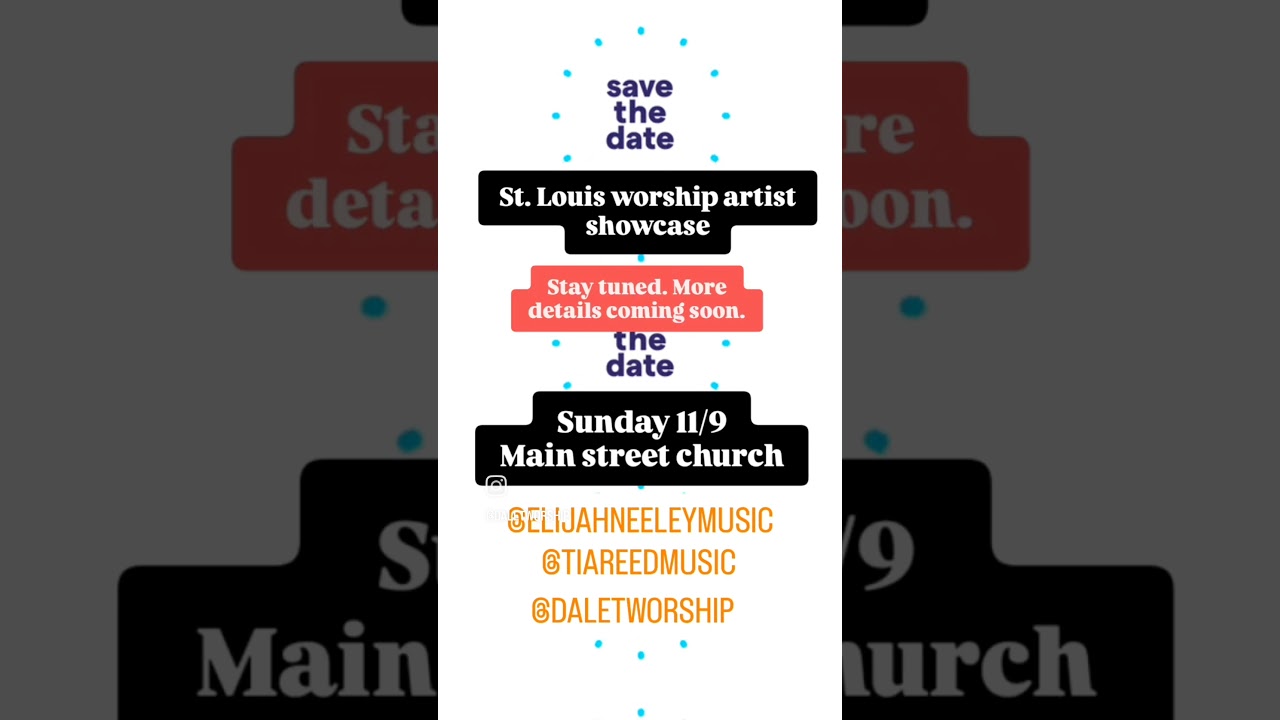 Heads up and get ready yall! #stlchristians #stlchristianmusic  #worshipcollab #artistshowcase
