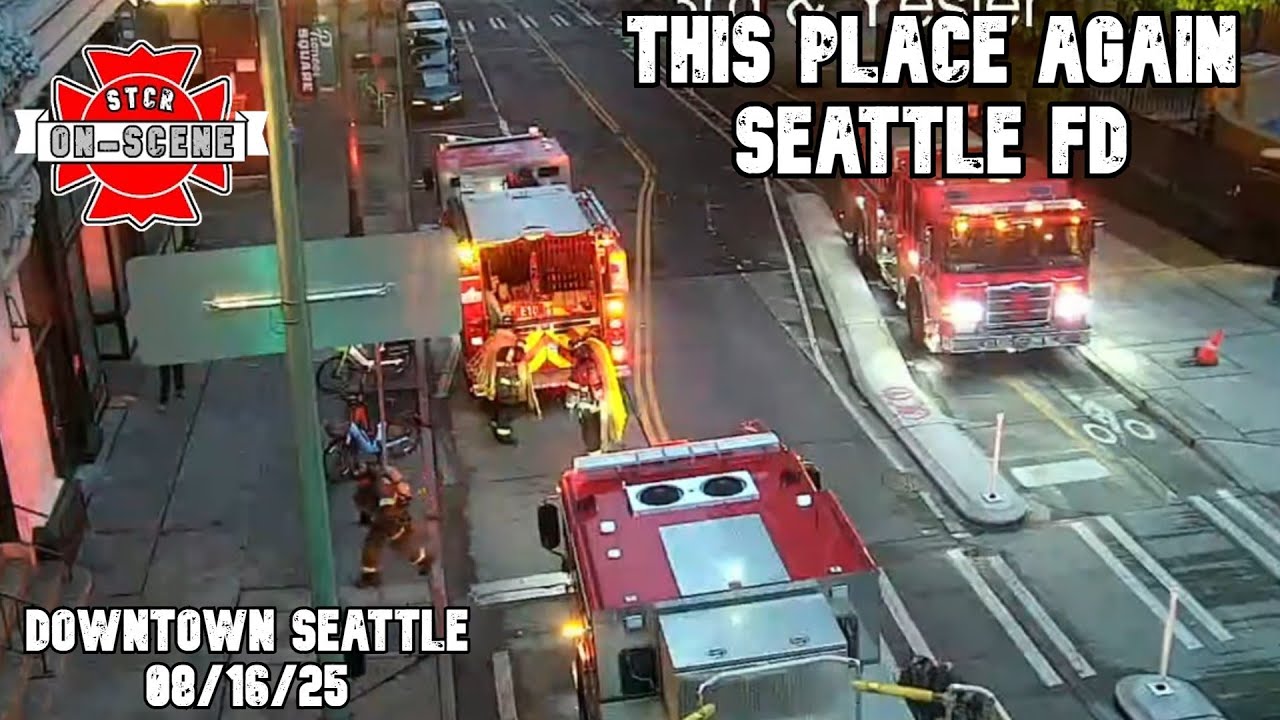 SEATTLE FIRE: Structure fire response to laundry room fire