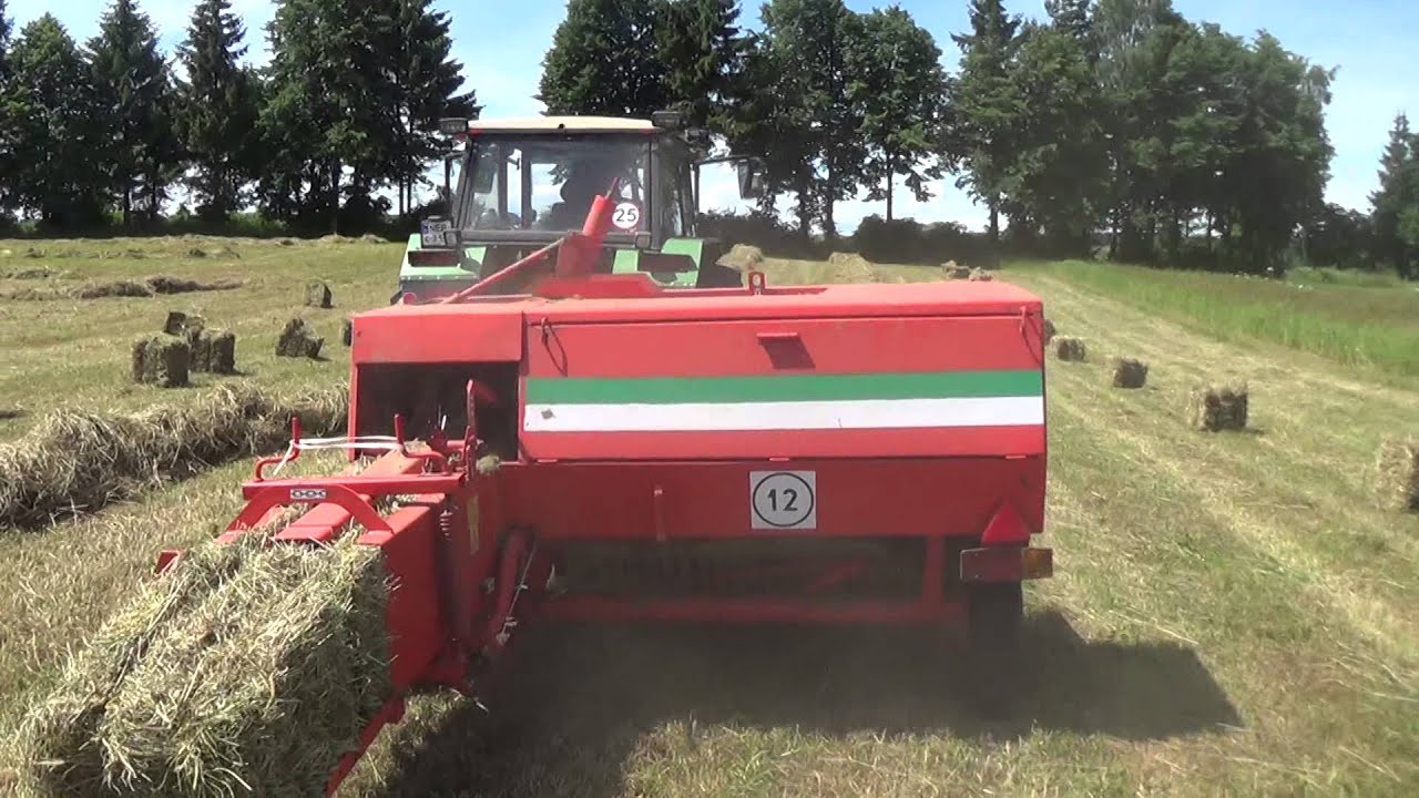 Ursus C385 i prasa SIPMA Z-224/2 prasowanie siana 2014