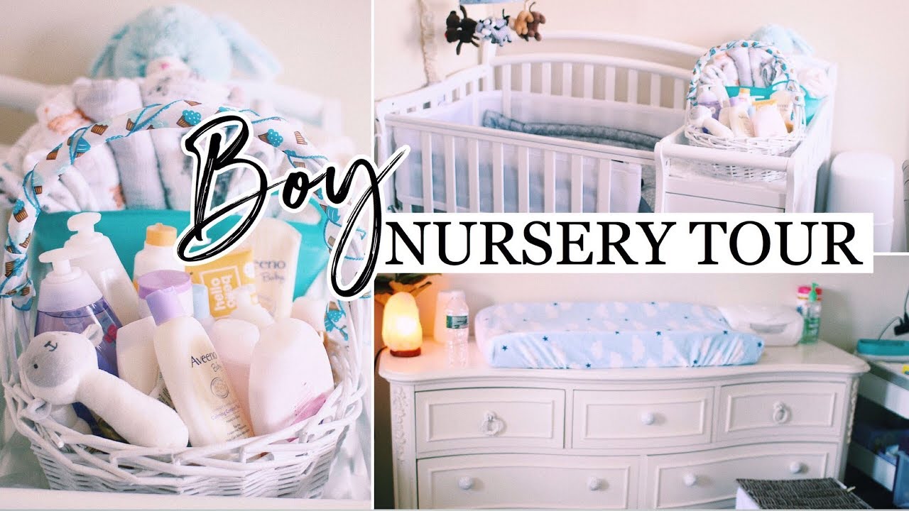 BABY BOY NURSERY TOUR! | SHARED ROOMS! Small Aparment