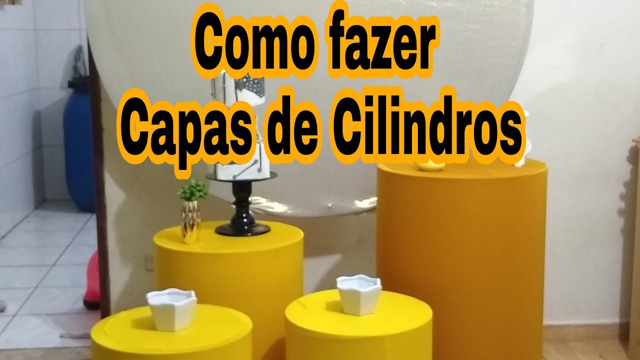 Como fazer suas próprias capas de cilindros com helanca.