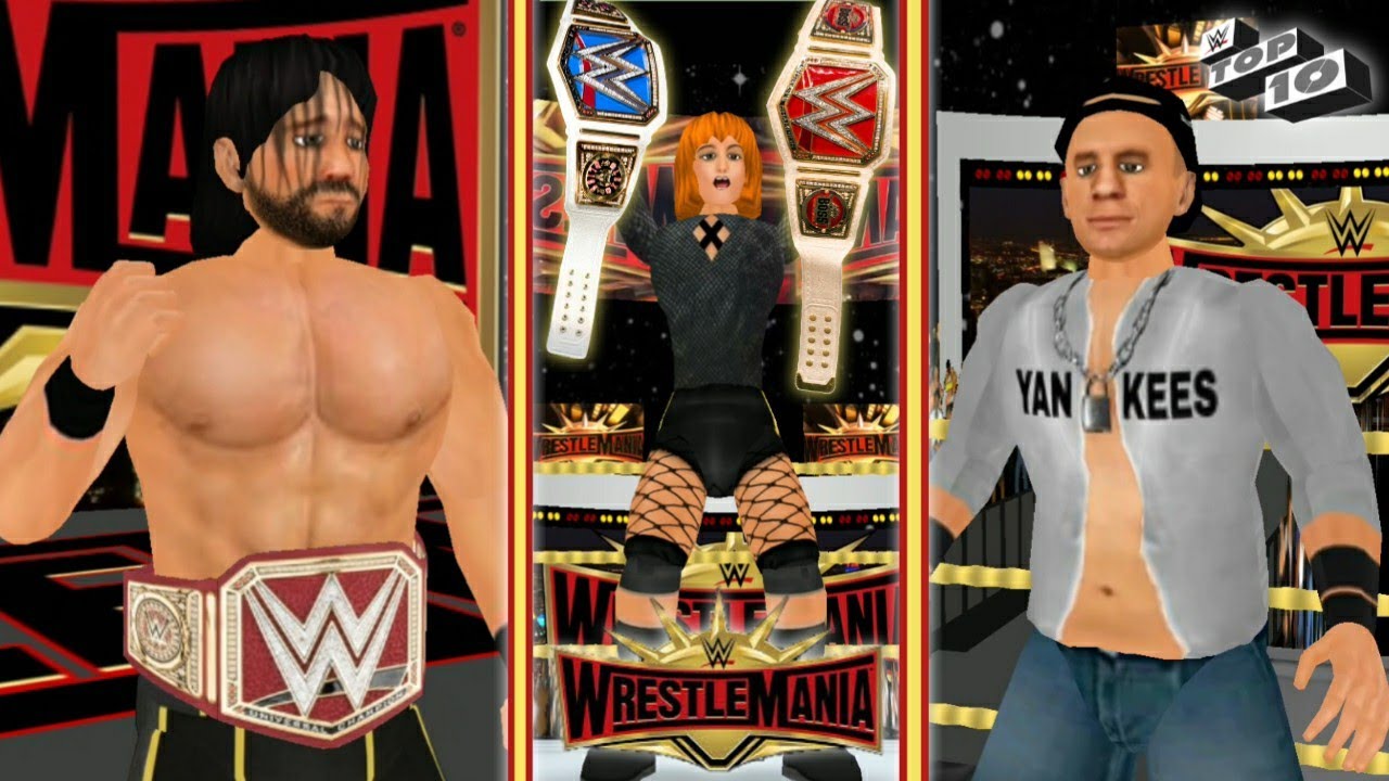 Wrestlemania 35 Top 10 Moments-Wr3d 2k20