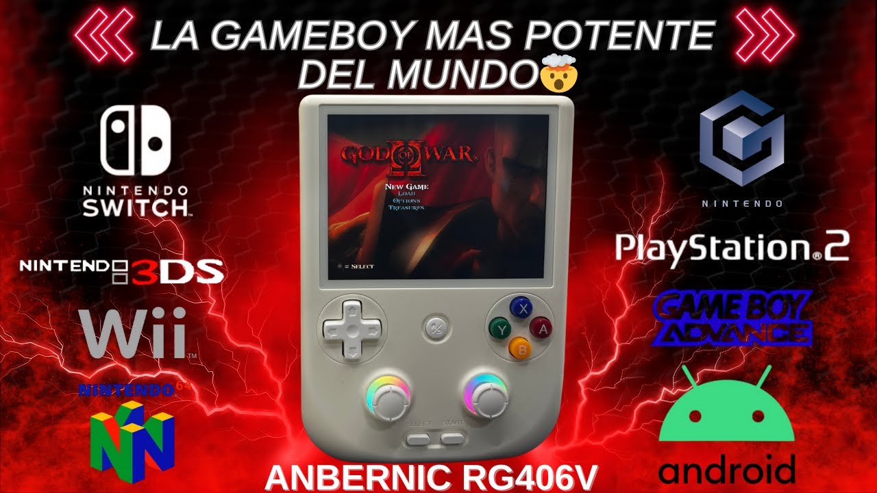 La GAMEBOY MÁS POTENTE DEL MUNDO?🤯 Anbernic RG406V