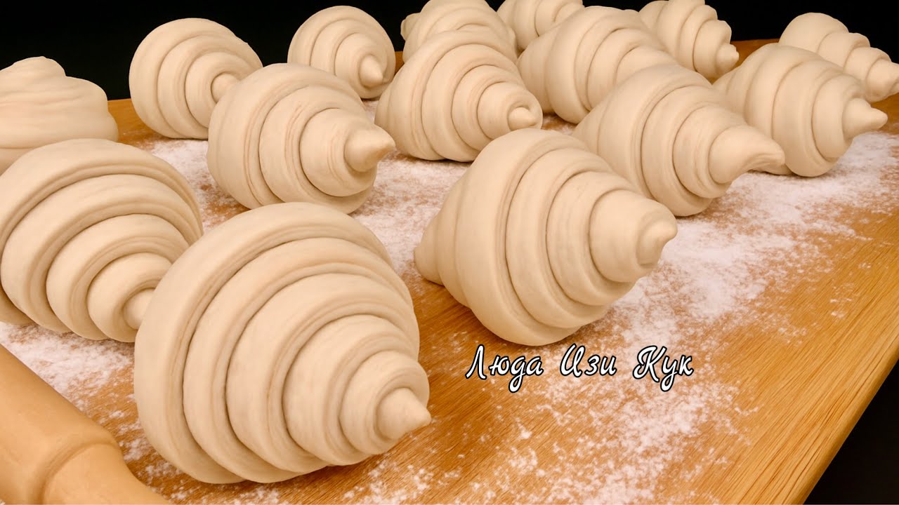 🥐Лёгкое тесто для слоёных булочек без мороки и с идеальными слоями. Универсальное тесто для выпечки
