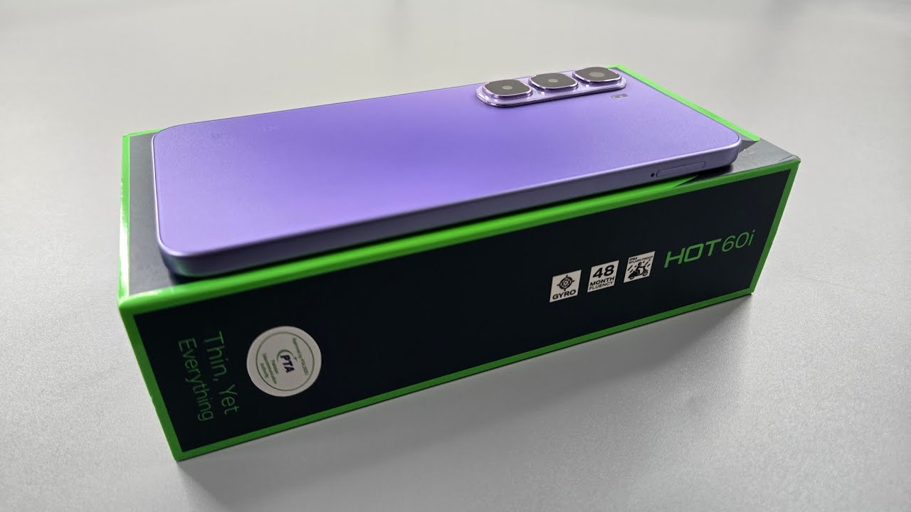 Infinix HOT 60i Unboxing & Camera Test | Soul Eye Purple Colour | Retail Unit 