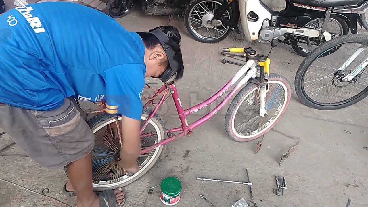 RAKIT SEPEDA DRAG, TUTORIAL RAKIT SEPEDA DRAG