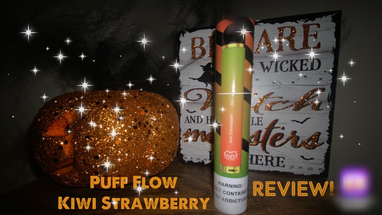 PUFF FLOW DISPOSABLE REVIEW! (STRAWBERRY KIWI)