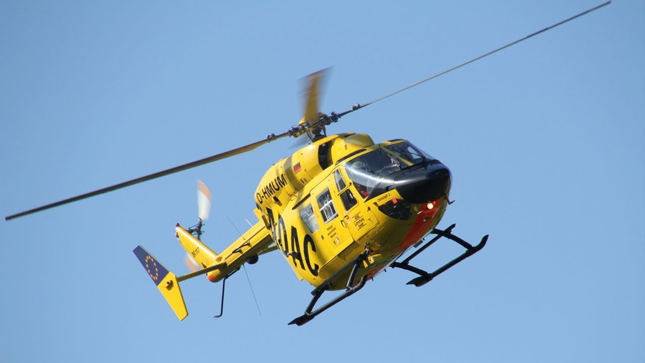 ADAC Notfallhilfe aus der Luft  im Microsoft Flightsim