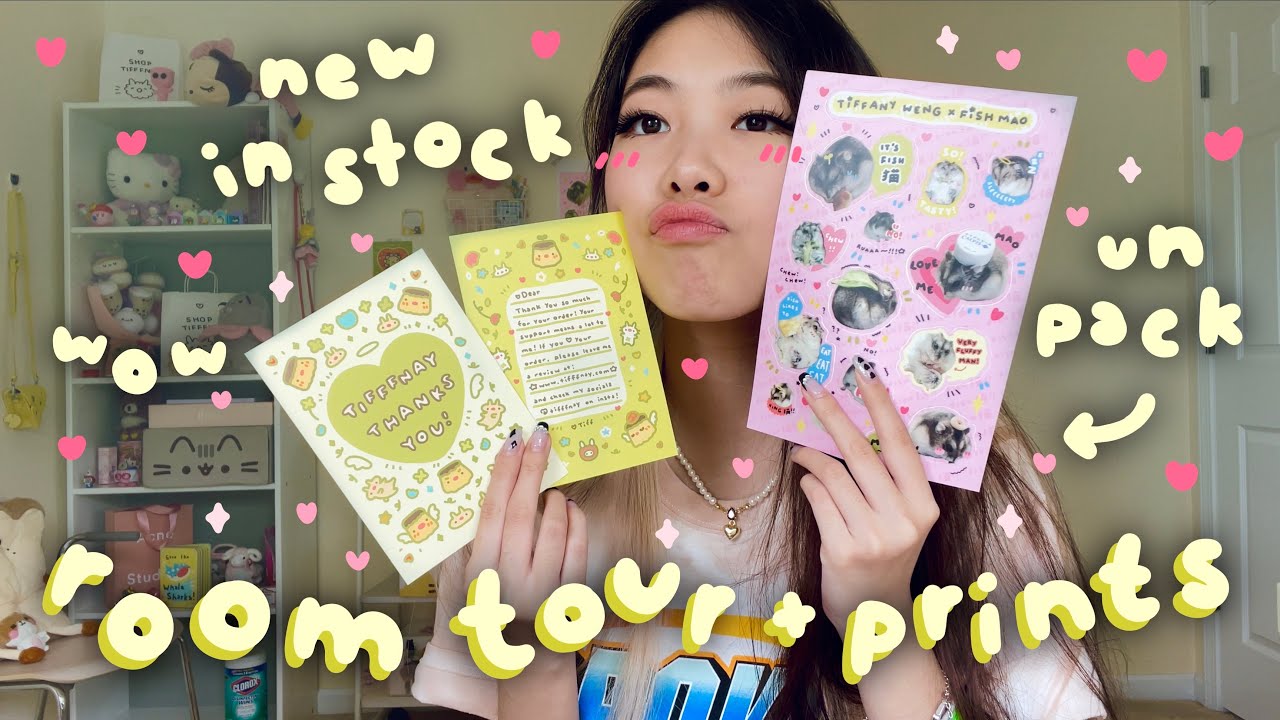New Prints! Room Tour! Concert Vlog! | Tiffany Weng