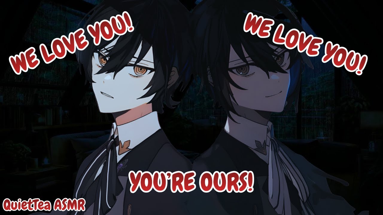 ASMR || Yandere Twins Are Madly In Love With You... [Kissing] [Quiet x Tea]