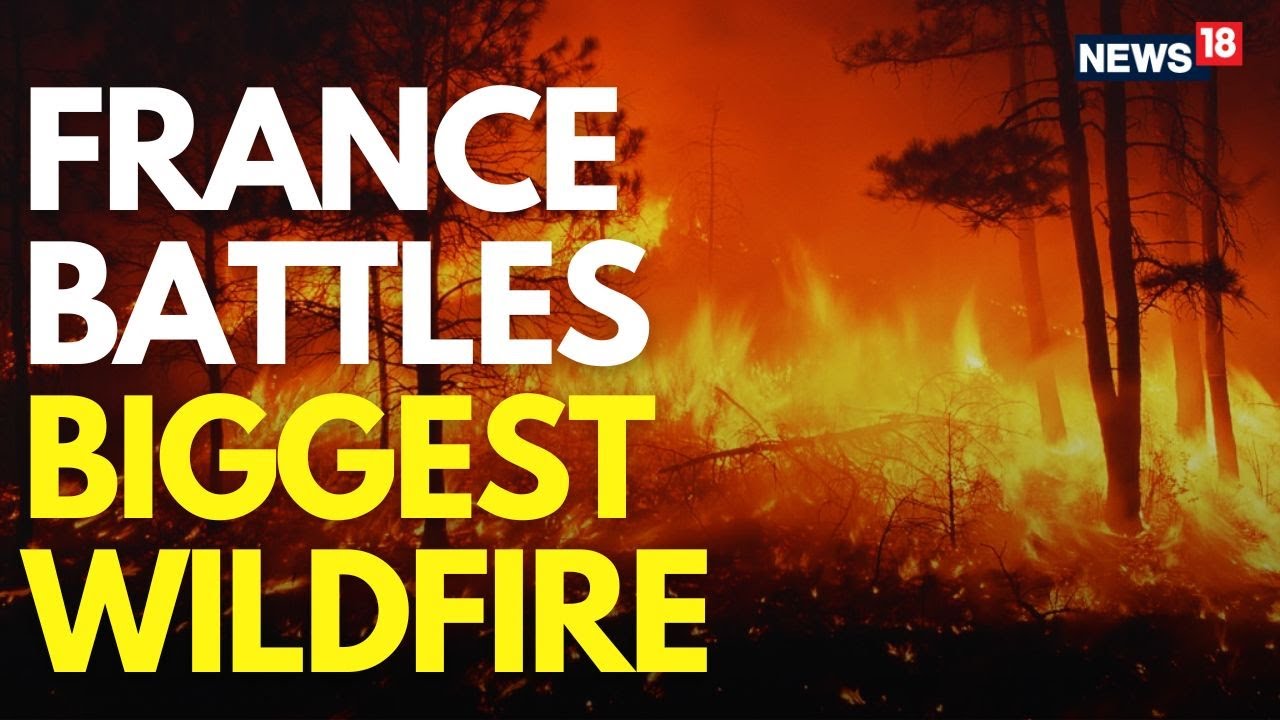 France Wildfires LIVE | Wildfire In France Tears Through Area As Big As Paris Overnight | N18G