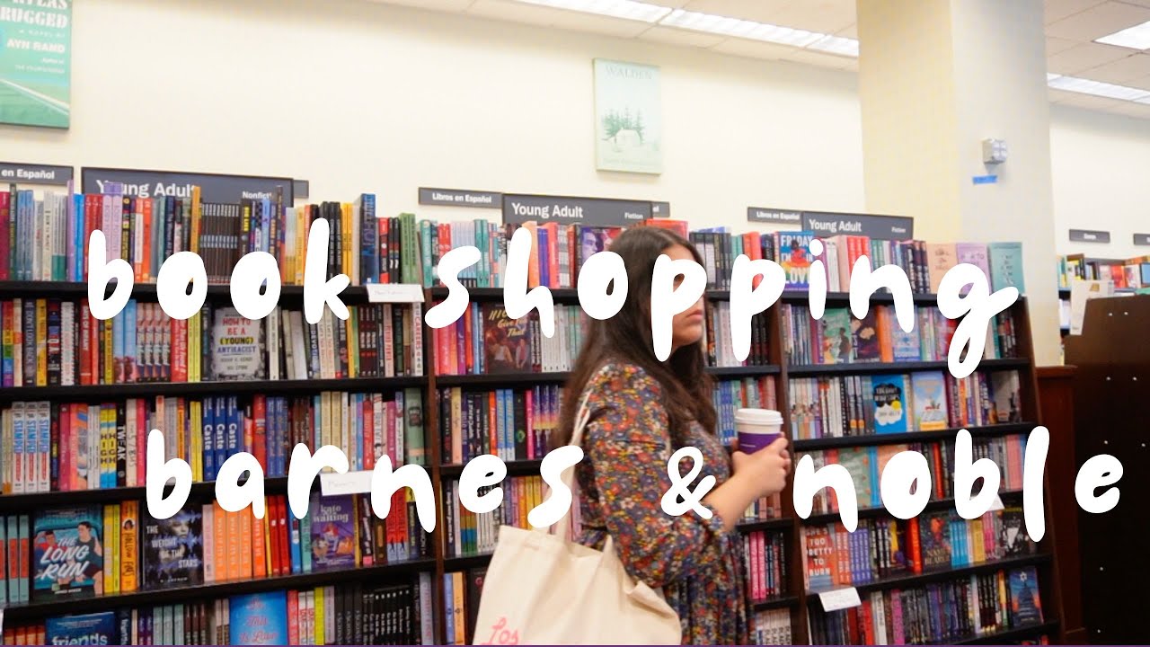 come book shopping with me vlog! barnes and noble, romance reads