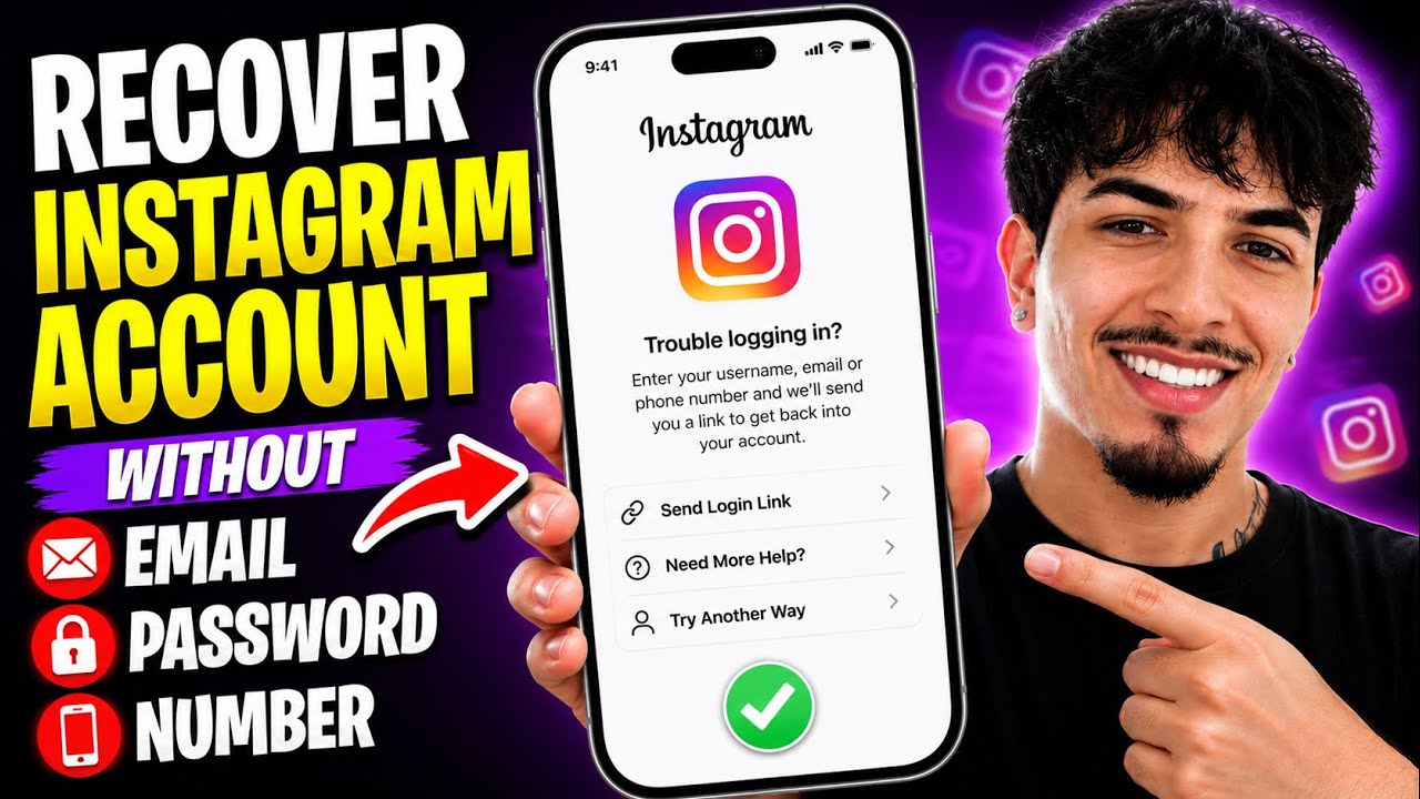 Как восстановить аккаунт в Instagram без почты, пароля и номера телефона (2026)