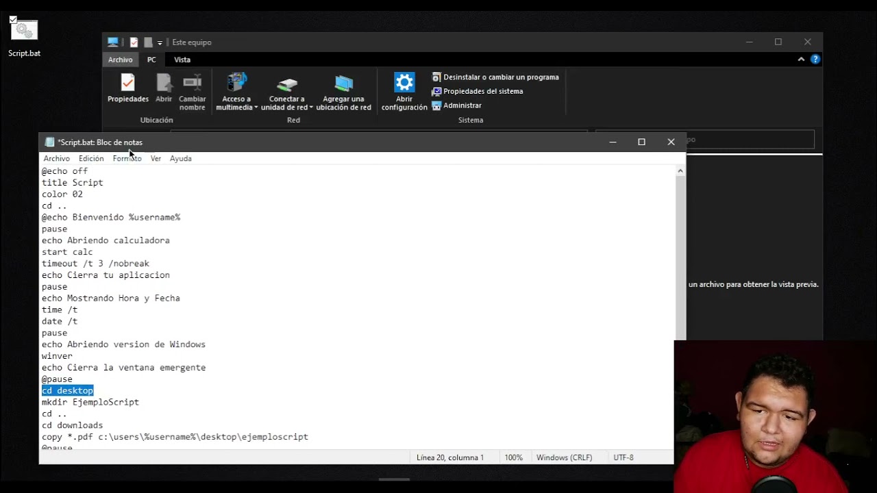 Scripts para optimizar - Archivos bat Windows
