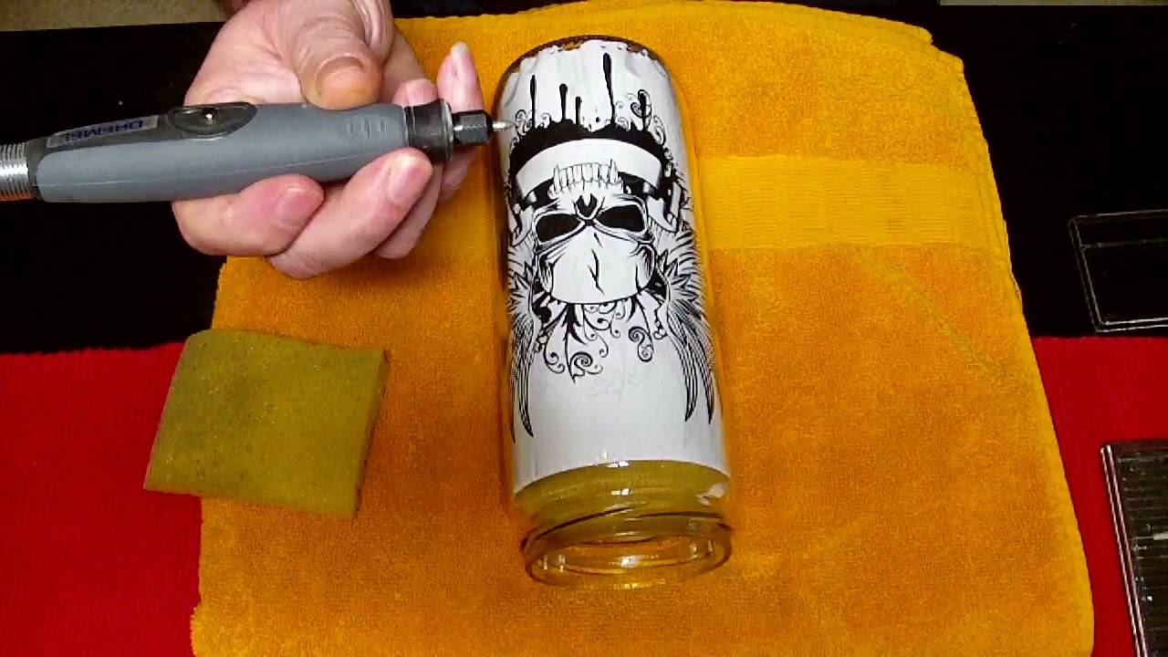 Glasgravur, Wie graviere ich ein Glas