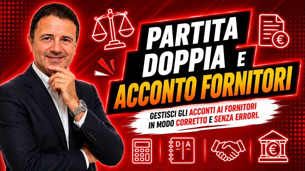 Partita Doppia e Acconto Fornitori: come fare la registrazione?