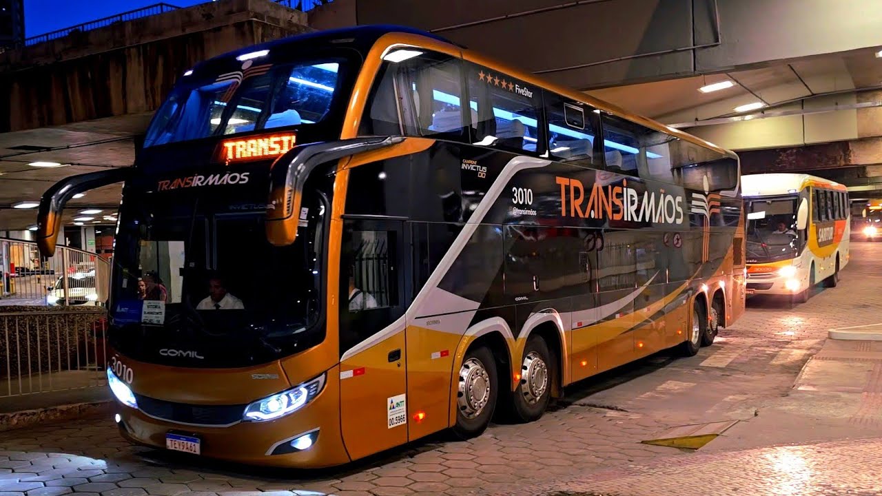 Os LUXUOSOS ÔNIBUS na Rodoviária de BH às vésperas do Natal.