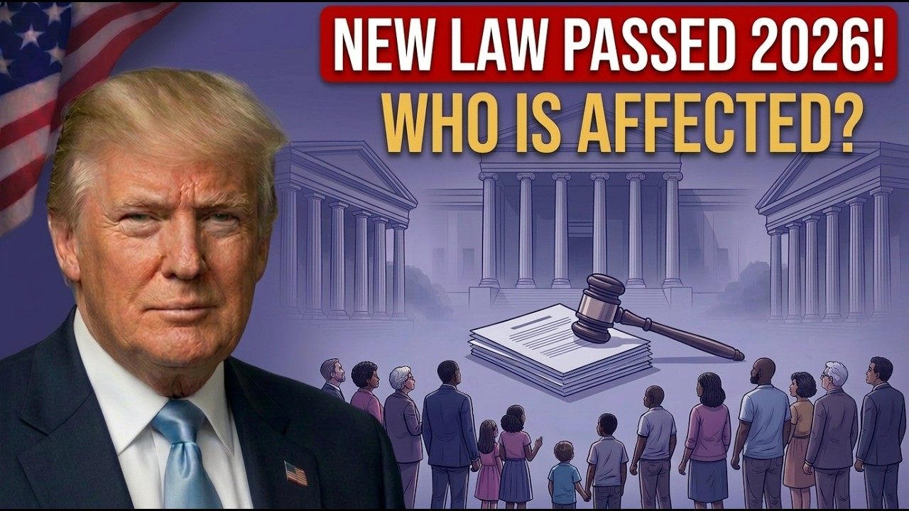 New U S Immigration Law 2026 JUST Passed &ndash; Who Is Affected Right Now