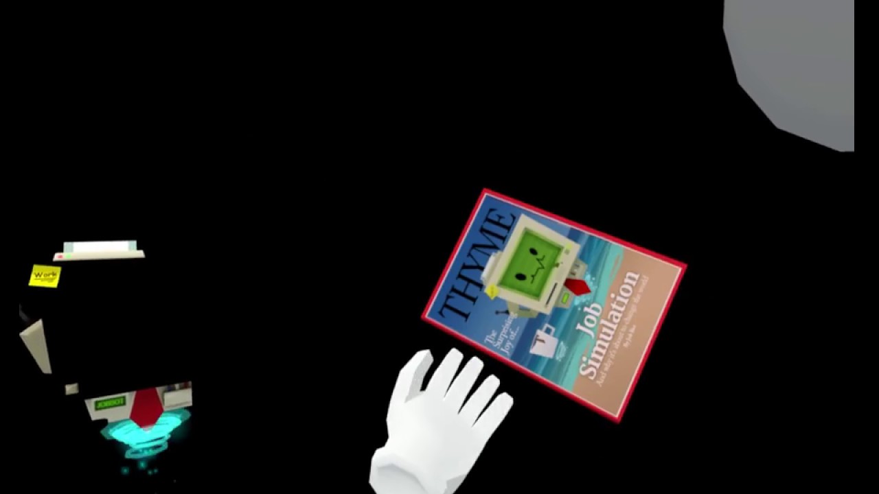 Job Simulator after my hard drive failed
