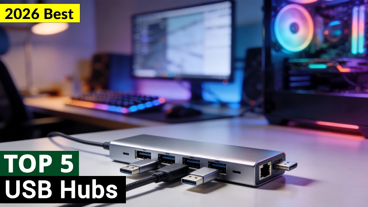 Top 5 Best USB Hubs in 2026 (For Mac & PC!)