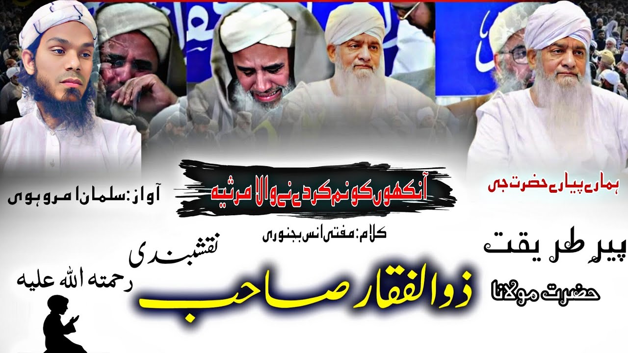 Marsiya Hazrat Peer Ji/ molana Zulfiqar Naqshbandi (R) official Salman Amrohi 
