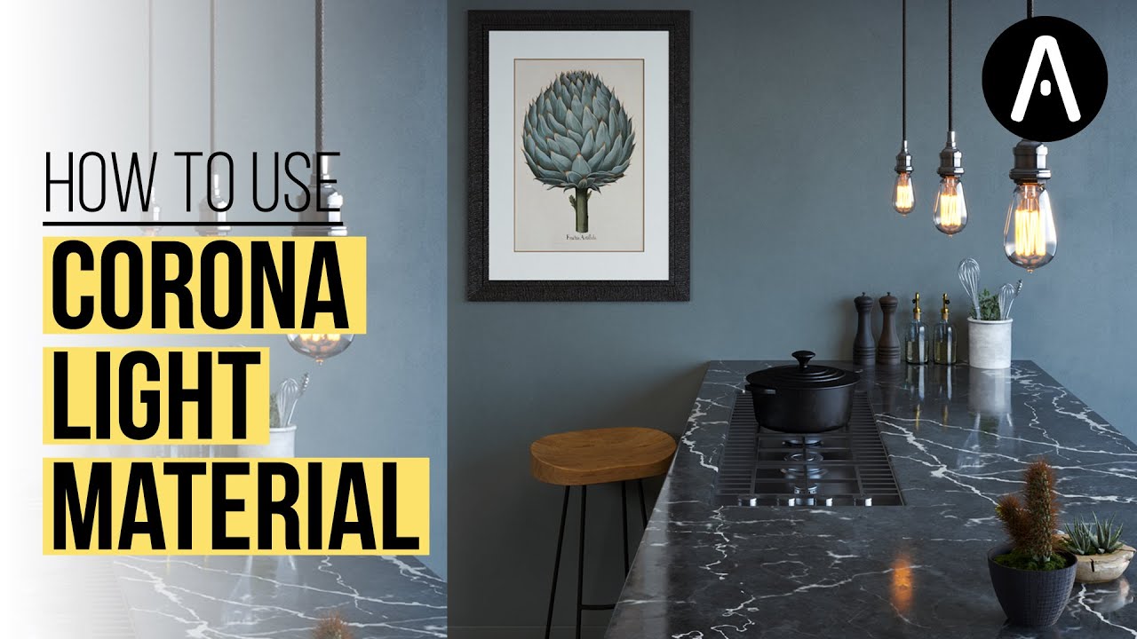 How to use the Corona render Light Material