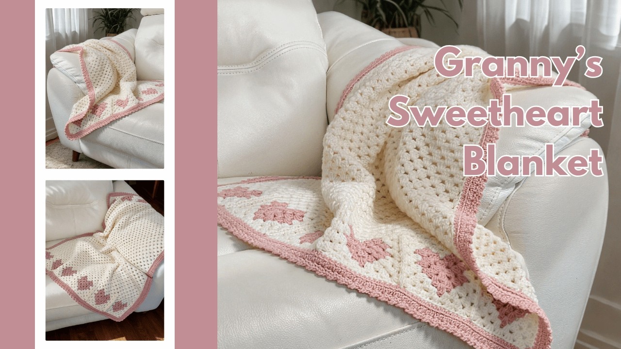 Learn The Secret Behind This Beautiful Crochet Heart Blanket Pattern!