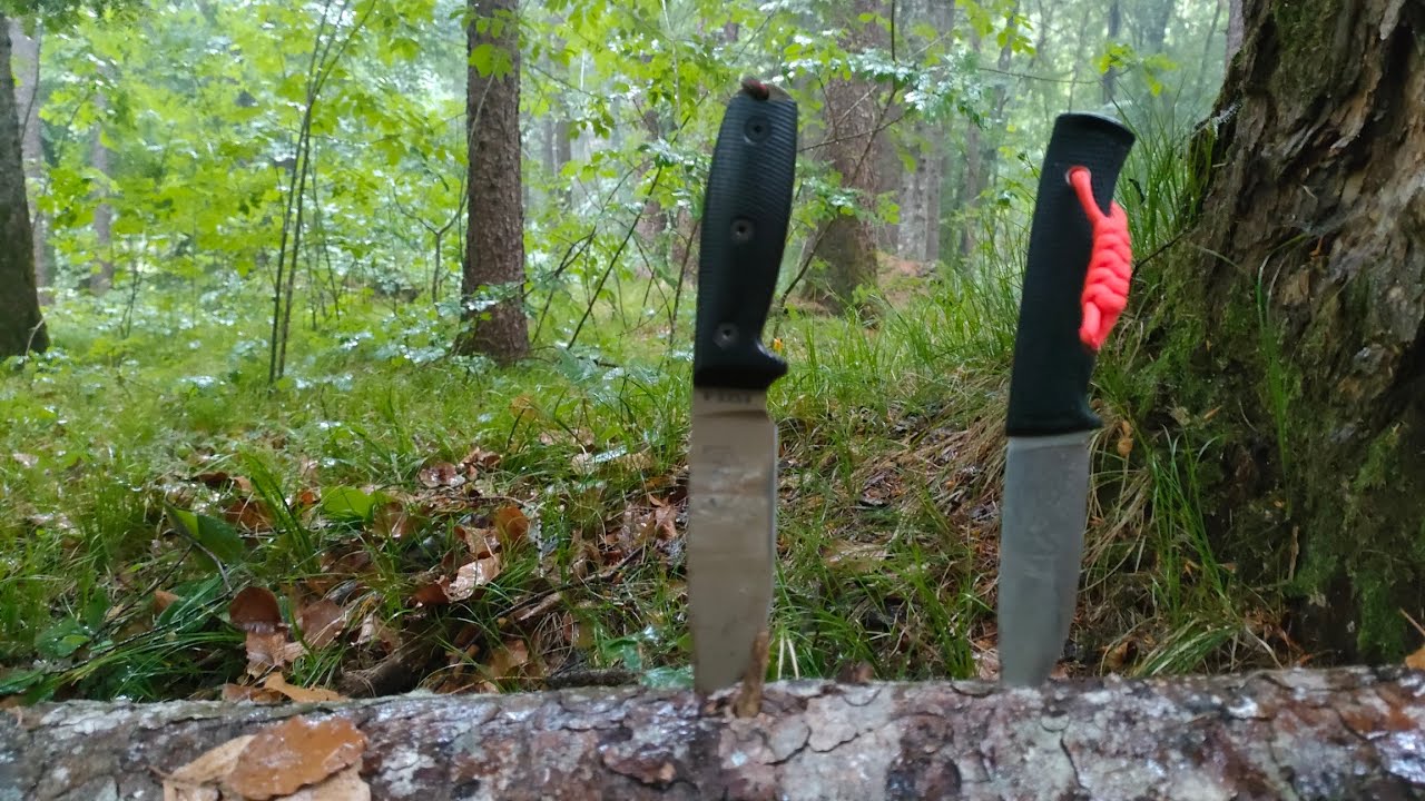 Esee Knives 4 vs Fällkniven F1 (demage and regrinding)