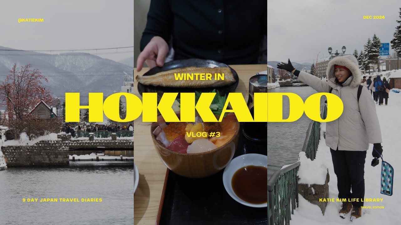 Hokkaido’s most cutest glass town - Otaru | Winter in Hokkaido ❄️ JAPAN VLOG
