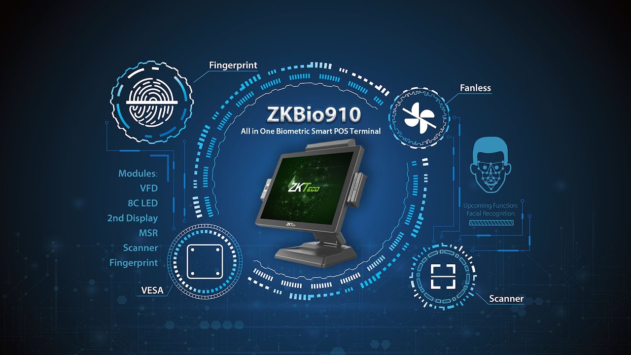 ZKTeco POS Terminal--ZKBio900 series
