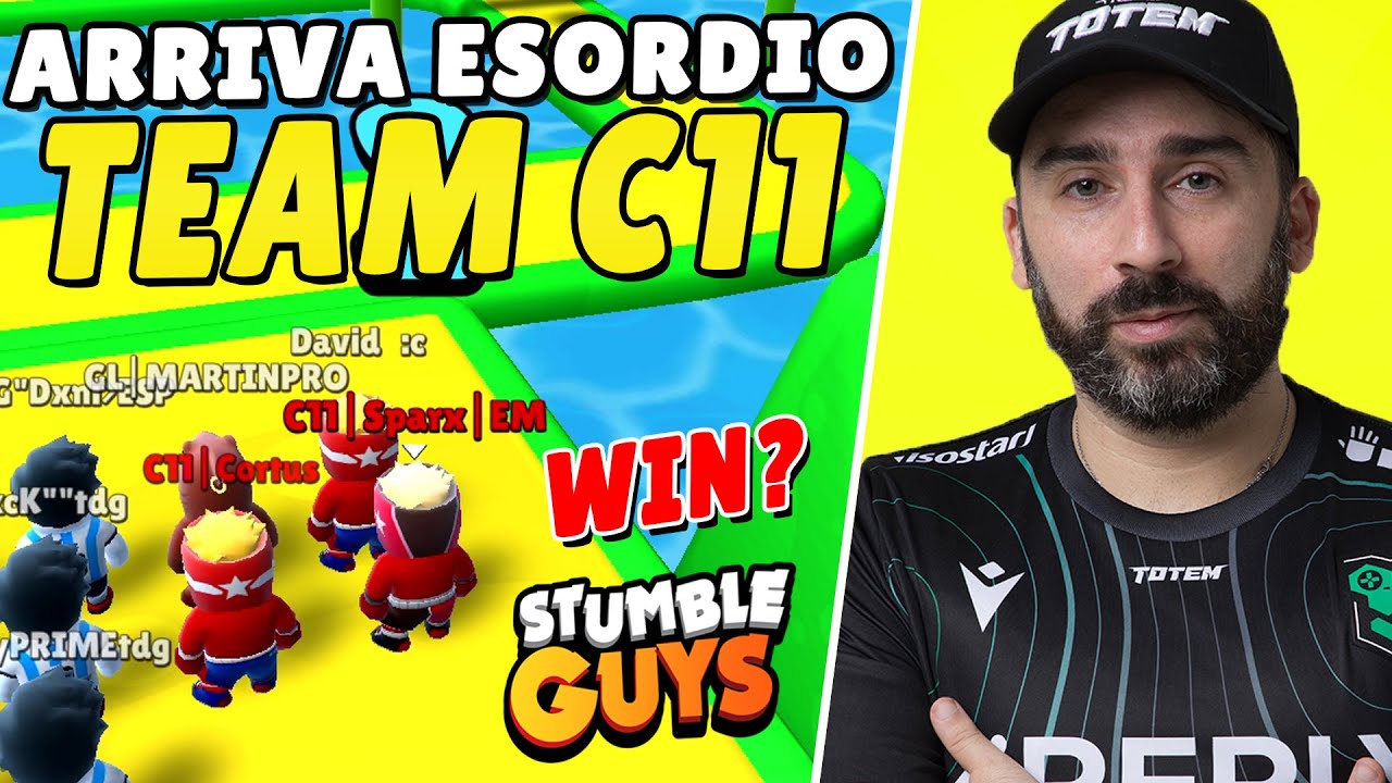 ESORDIO con il TEAM C11 ed &egrave; SUBITO SPETTACOLO! - Stumble Guys