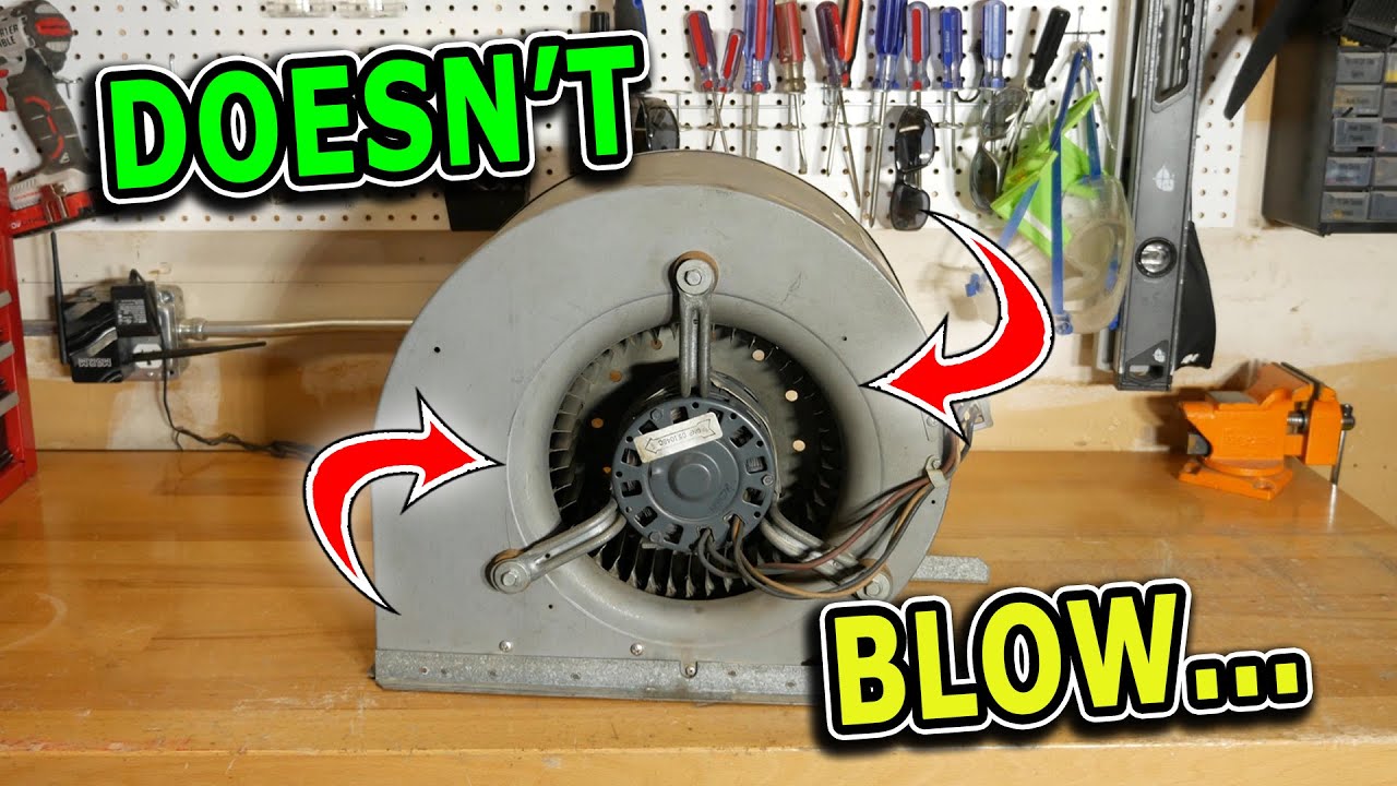 Replacing A Blower Motor In An Old Gas Furnace