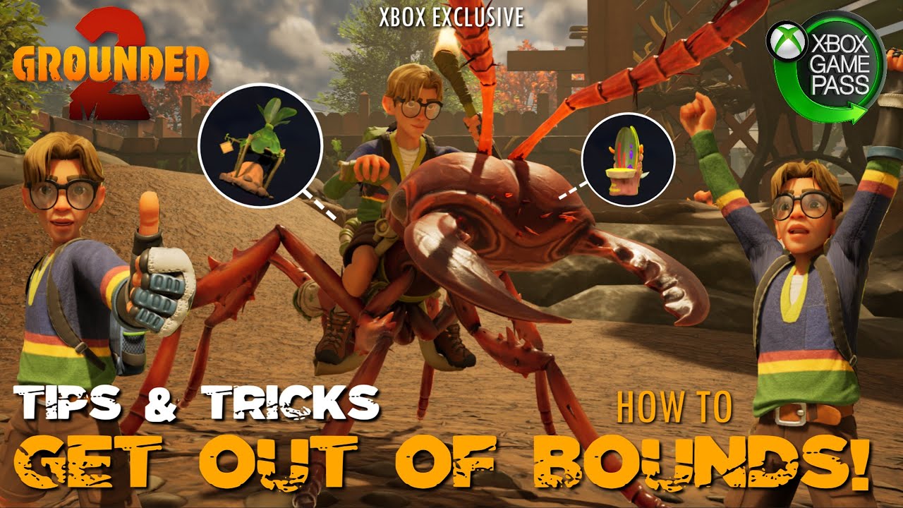How to GET OUT OF THE MAP! (Bugs & Glitches) |  Grounded 2 (Xbox)