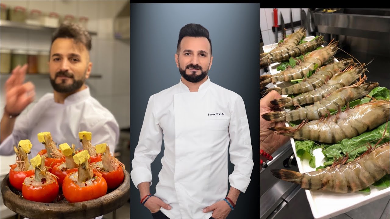 Seafood chef by chef Faruk GEZEN.